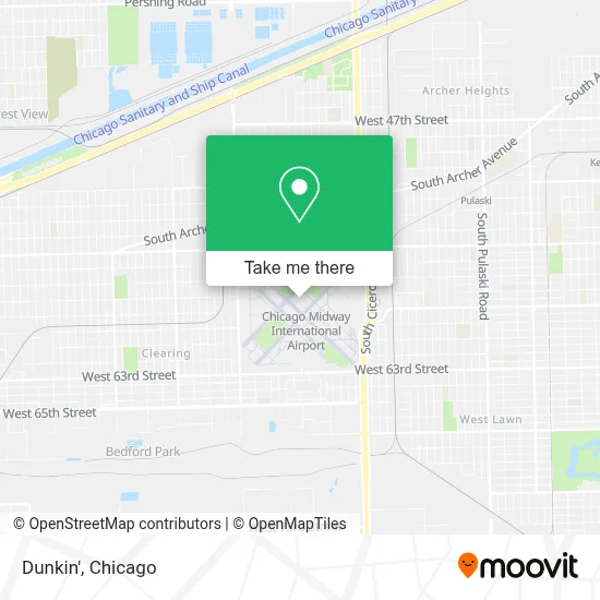Dunkin' map