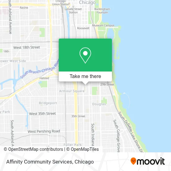 Affinity Community Services map