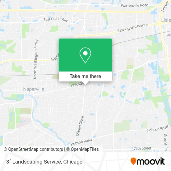 3f Landscaping Service map
