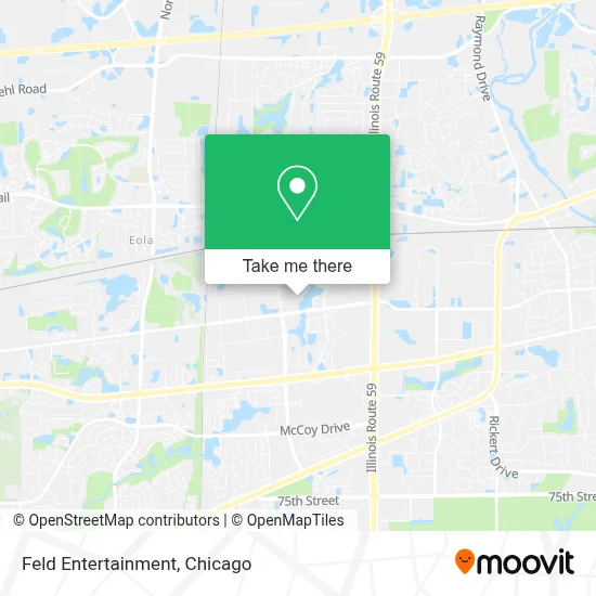 Feld Entertainment map
