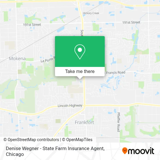 Denise Wegner - State Farm Insurance Agent map