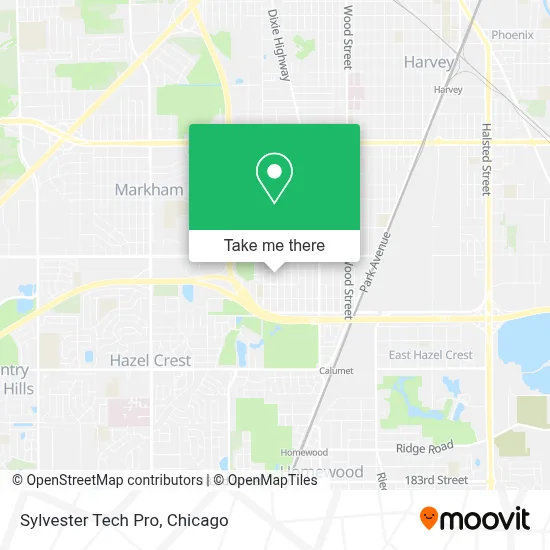 Sylvester Tech Pro map