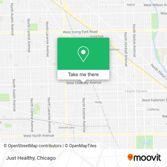 Just Healthy map