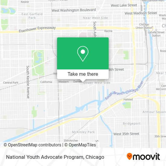 National Youth Advocate Program map
