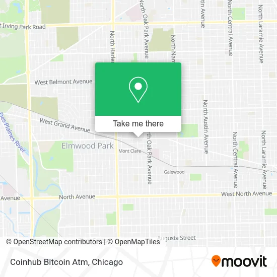 Coinhub Bitcoin Atm map
