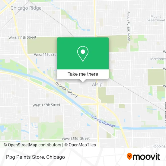 Ppg Paints Store map