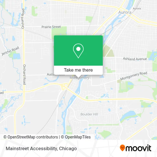 Mainstreet Accessibility map