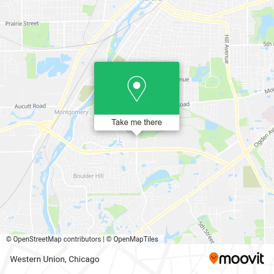 Western Union map