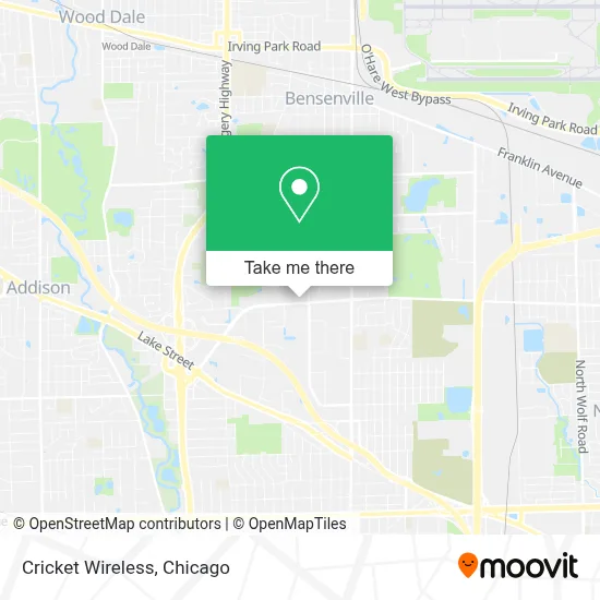 Cricket Wireless map