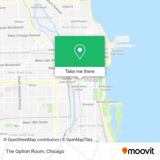 The Option Room map