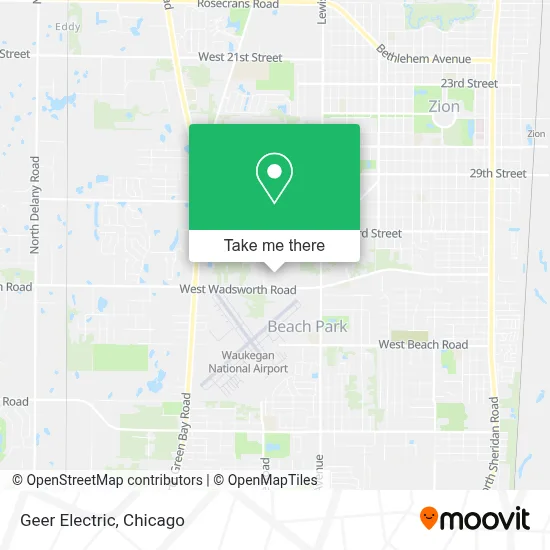 Geer Electric map