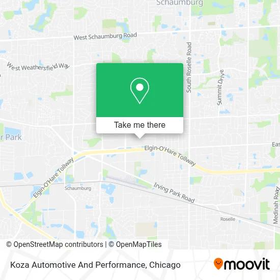 Koza Automotive And Performance map