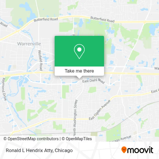 Ronald L Hendrix Atty map