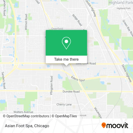 Asian Foot Spa map