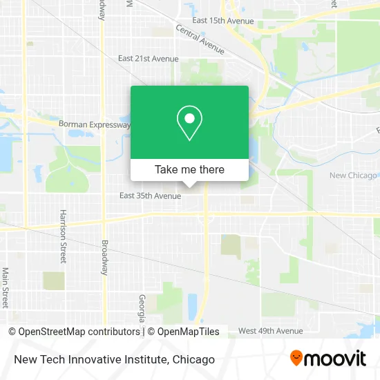 New Tech Innovative Institute map