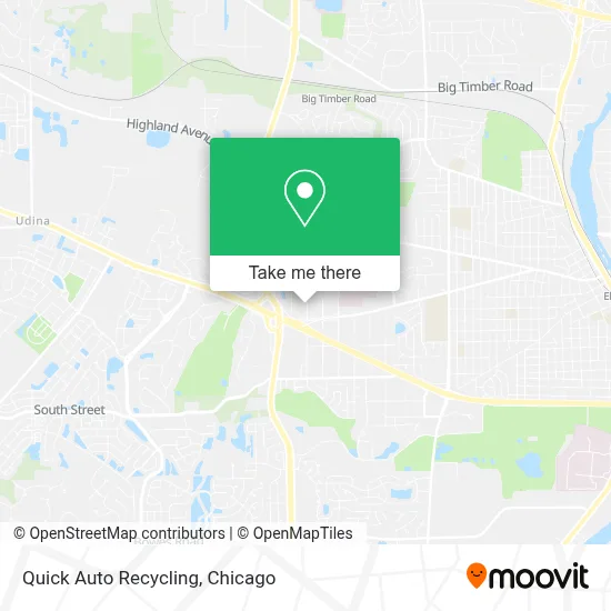 Quick Auto Recycling map