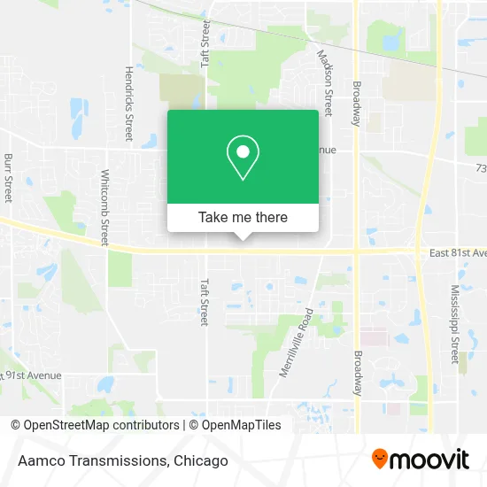 Aamco Transmissions map