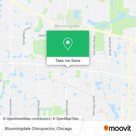 Bloomingdale Chiropractor map