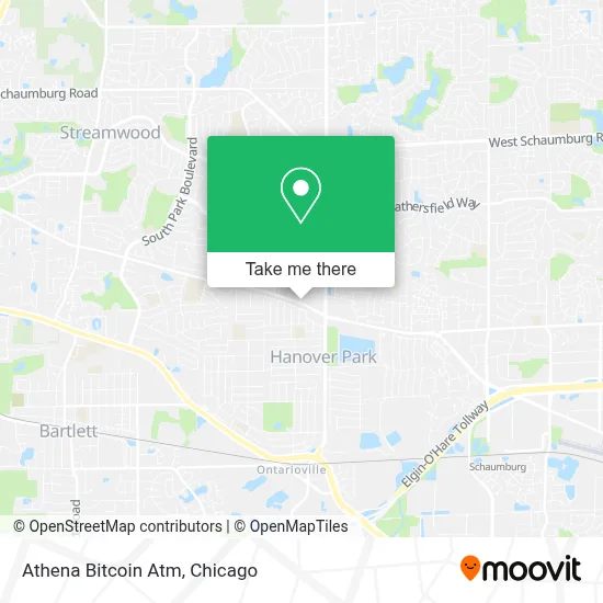 Athena Bitcoin Atm map