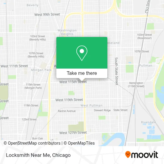 Locksmith Near Me map