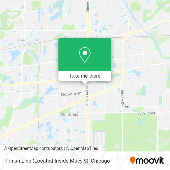 Finish Line (Located Inside Macy'S) map