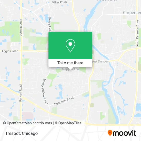 Trespot map
