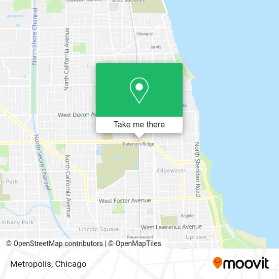 Metropolis map