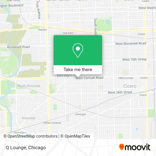 Q Lounge map