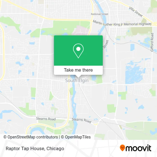 Raptor Tap House map