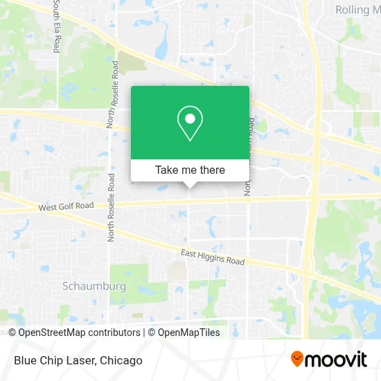 Blue Chip Laser map