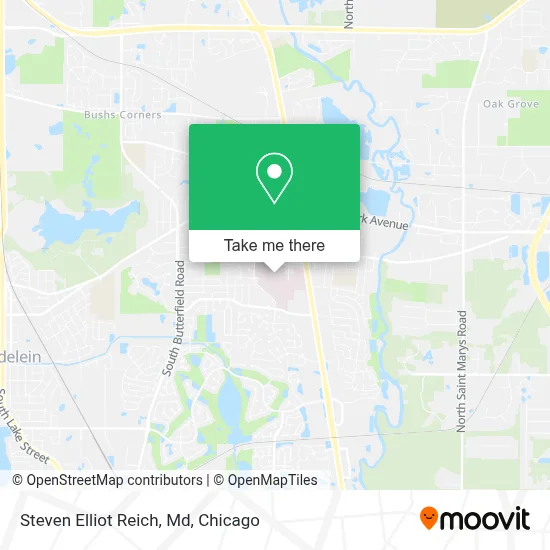 Steven Elliot Reich, Md map