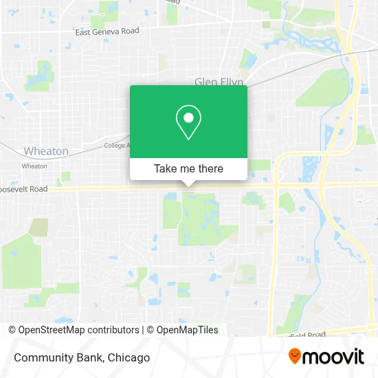 Community Bank map