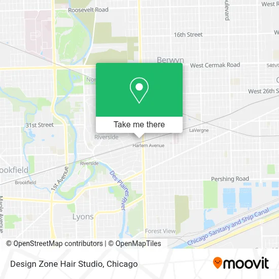 Design Zone Hair Studio map
