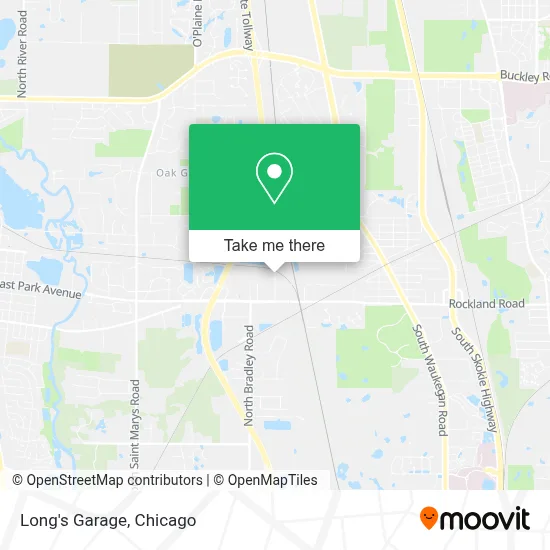 Long's Garage map
