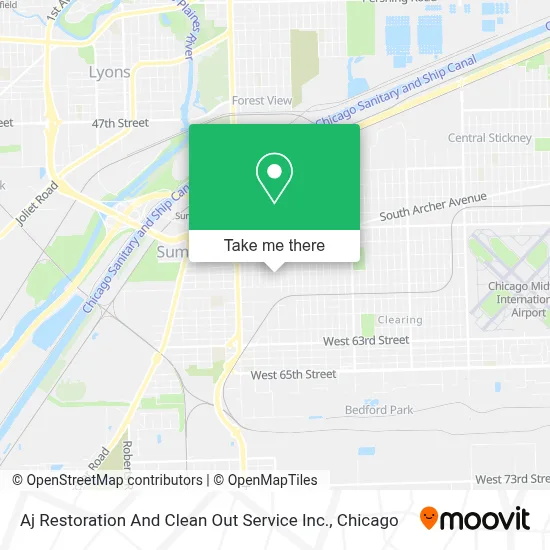 Aj Restoration And Clean Out Service Inc. map