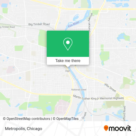 Metropolis map