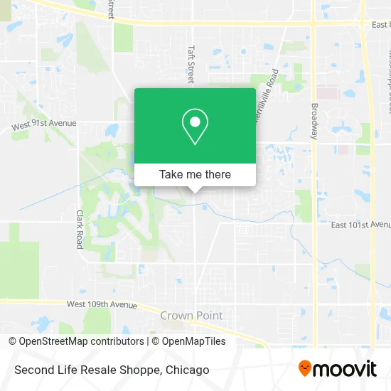 Second Life Resale Shoppe map