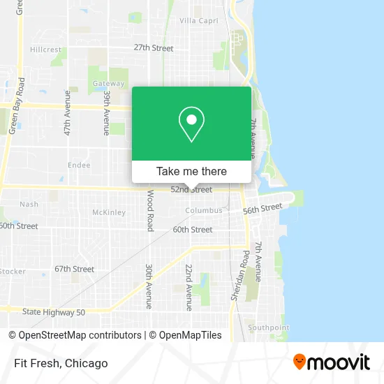 Fit Fresh map
