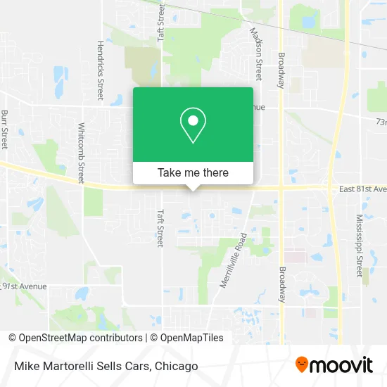 Mike Martorelli Sells Cars map