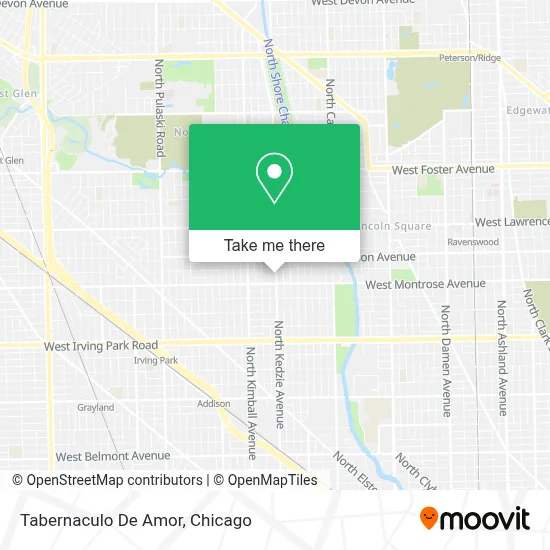 Tabernaculo De Amor map