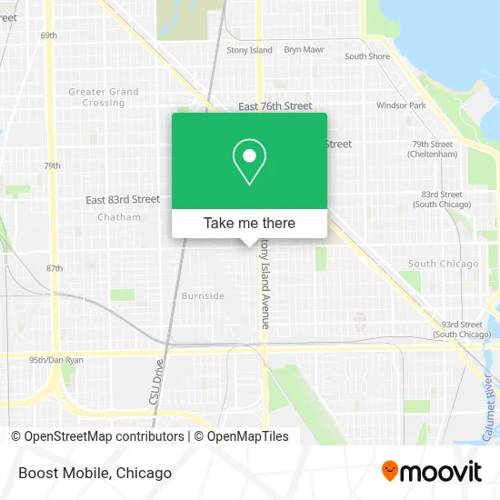 Boost Mobile map