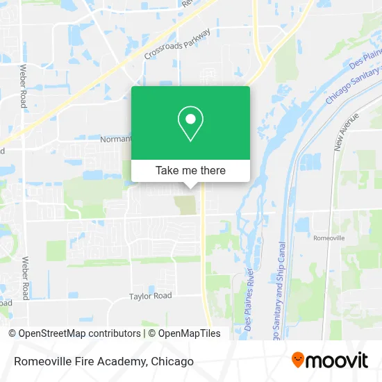 Romeoville Fire Academy map
