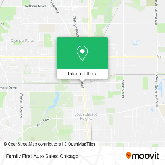 Family First Auto Sales map