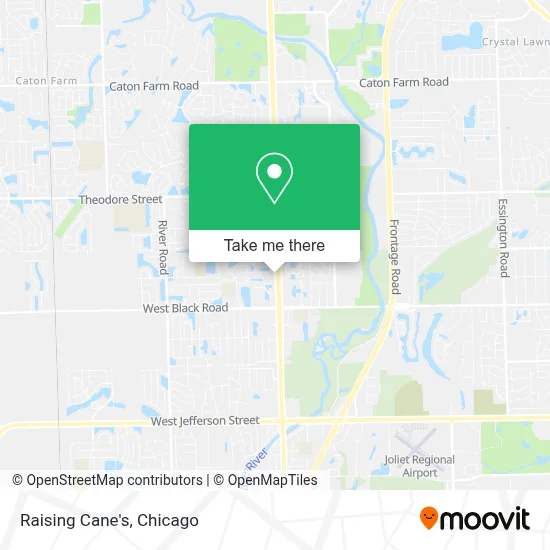 Raising Cane's map