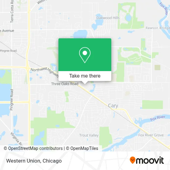 Western Union map