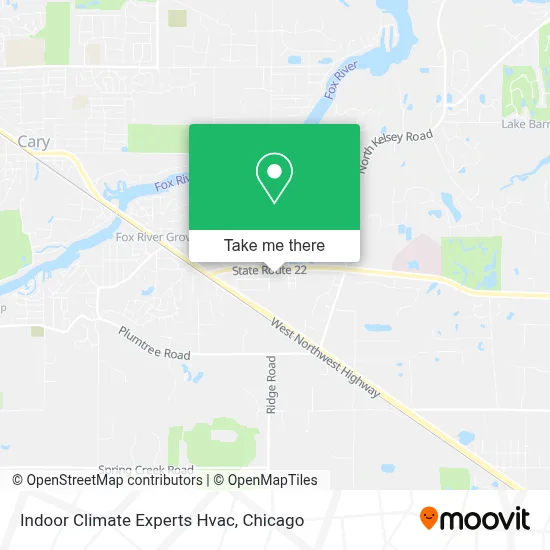 Indoor Climate Experts Hvac map