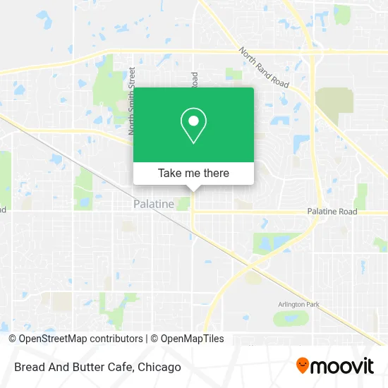 Bread And Butter Cafe map