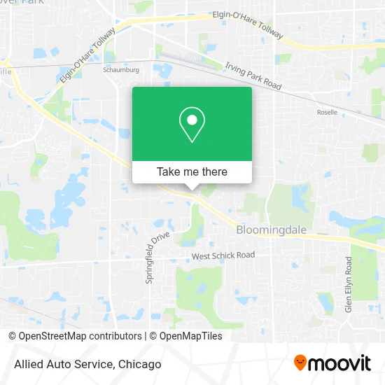 Allied Auto Service map