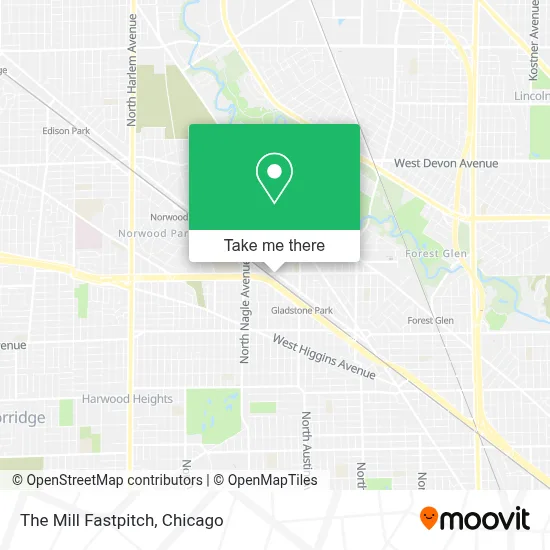 The Mill Fastpitch map