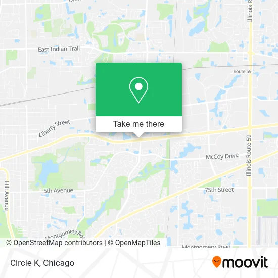 Circle K map
